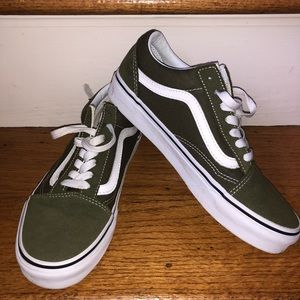 Green Old Skool Vans
